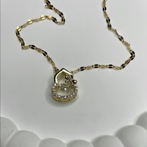 Move! This is My Lucky Day. Gourd. Gold plated over S.Steel Pendant Necklace